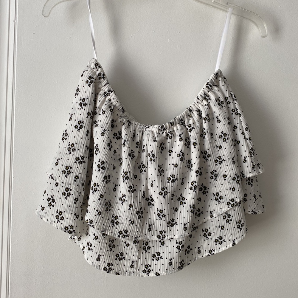 🌼 BCBG Flowy Tubetop